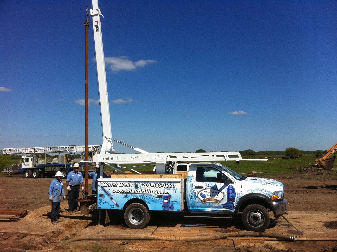 Service O'Day Water Wells Drilling Houston Texas Pump Service & Repair